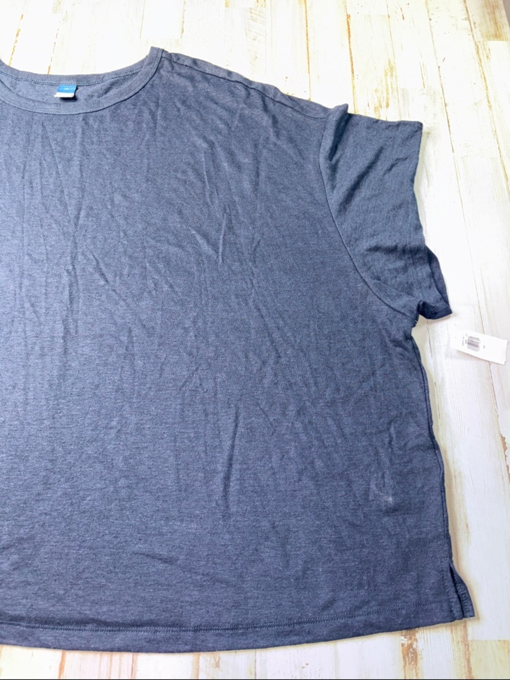 Old Navy Elbow Oversized Linen Blend T-shirt Size 4X NWT! - Picture 6 of 12